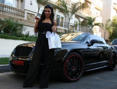 Bentley on Kim Kardashian S Car   Pimped Bentley